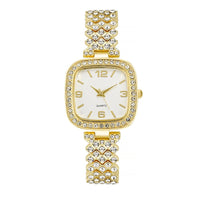 Small Square Rhinestone Watch Bracelet Luxury Gift