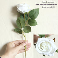 Valentine's Day Flannel Rose Fake Flower Photography Flower Shop Decorations