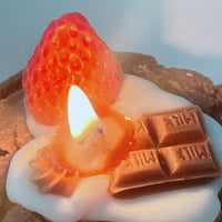Strawberry Chocolate Cake Aromatic Candle Decoration