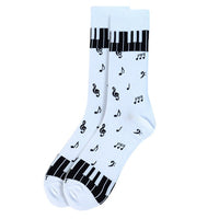 Chaussettes fantaisie piano (hommes)