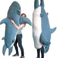 Sac de couchage en peluche requin