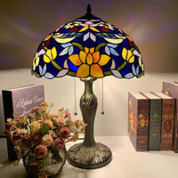 Exquisite Bird Strawberry Pattern Tiffany Table Lamp