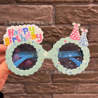 Birthday Glasses Xiaohongshu Same Style Internet Celebrity Funny Photography