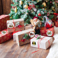 Étiquettes autocollantes de Noël