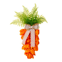 Carrot Wreath With Lights