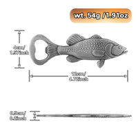 Sea Bass Bottle Opener With Velvet Bag