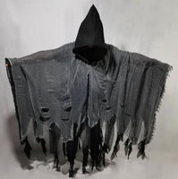Cape d'Halloween Cos Zombie Vêtements Crâne Accessoires de Cape
