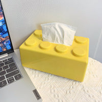 Storage Ideas Cartoon Building Block Tissue Box