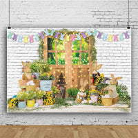 Material fotográfico para fiesta de conejito de Pascua, tela de fondo para fotografía, accesorios de estudio