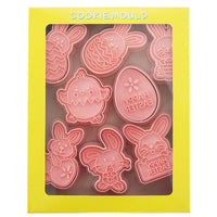 Moule à biscuits de pâques, lapin de dessin animé, presse à biscuits pour œufs de pâques