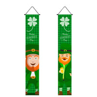 Irish National Day Porch Couplet With Flag