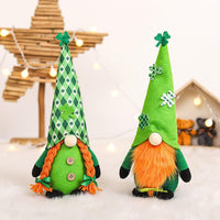 Saint Patrick's Day Clover Hat Gnome Couple