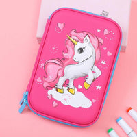 Large Unicorn or Shark Pencil Case