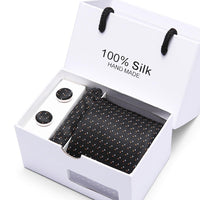 Coffret cadeau pour hommes, costume 5 pièces, cravate de mariage formelle d'affaires
