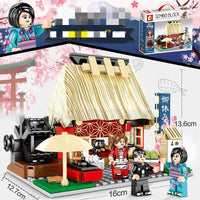 Japanese City View Building Blocks Sets