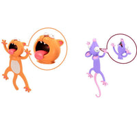 Marque-page 3D animal de dessin animé écrasé
