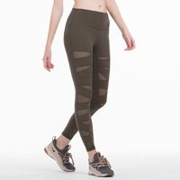 Leggings deportivos con diseño de malla