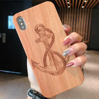 Wooden Etched iPhone Cases
