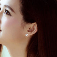 Dolphin Crystal Stud Earrings