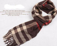 Bufandas unisex a cuadros de estilo clásico inglés