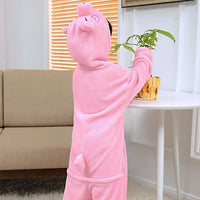 Cute Cartoon Animal One-piece Pajamas (Child)
