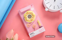 Écouteurs Donut et étui à remonter