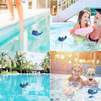Cartoon whale swimming pool water thermometer