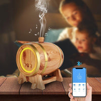 Oak Barrel Designed Bluetooth Smart Diffuser