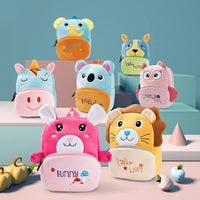 Plush Animal Preschool Backpacks