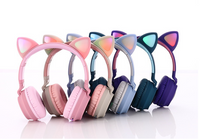 Auriculares Bluetooth con oreja de gato