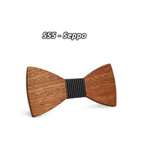 Noeuds Papillons en Bois (Enfant/Adulte)