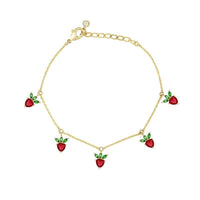 Bracelets à breloques fruits tropicaux