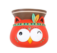 Tribal Woodland Animal Shape Wall Mounted Planters