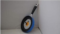 Egg Frying Pan Wall Clock