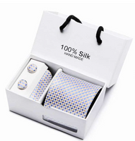 Coffret cadeau pour hommes, costume 5 pièces, cravate de mariage formelle d'affaires
