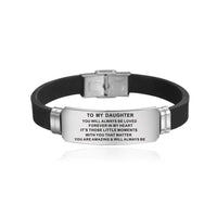 Stainless Steel Engraved Bracelet