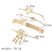 Boho-Style Dreamcatcher Stacking Bracelets