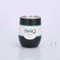 Taza de vino de acero inoxidable de 12 oz.