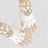 Gants de costume demi-doigt Rock n Roll