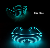 Gafas LED intermitentes con luz