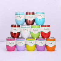 Taza de vino de acero inoxidable de 12 oz.