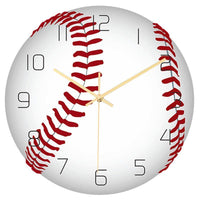 Sports Ball Silent Movement Wall Clocks