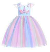 Unicorn Princess Dresses & Headbands (Child)