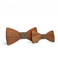 Noeuds Papillons en Bois (Enfant/Adulte)