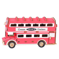 Double-Decker Bus 3D Wooden Puzzle