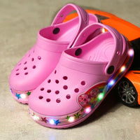 Sandales sabots d'été lumineuses à LED (tout-petit/enfant)