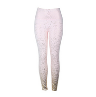Leggings de fitness scintillants dégradés taille haute