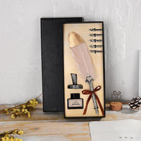 Vintage Feather Calligraphy Pen Gift Set