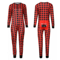 Buffalo Plaid One-piece Family Matching Pajamas
