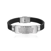 Stainless Steel Engraved Bracelet